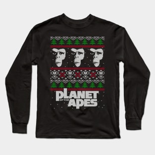 Ugly Christmas Sweater - Planet of the APES Long Sleeve T-Shirt